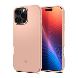 iPhone 16 Pro Max SPIGEN THIN FIT MAGSAFE műanyag telefonvédő matt, MagSafe, ROZÉARANY