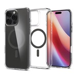 iPhone 16 Pro Max SPIGEN ULTRA HYBRID T MAG műanyag telefonvédő ütésállóság, MagSafe, ÁTLÁTSZÓ/SÖTÉTSZÜRKE