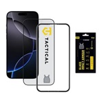 iPhone 16 Pro Max TACTICAL IMPACT ARMOUR GLASS képernyővédő üveg 3D, antibakteriális + segédkeret, FEKETE