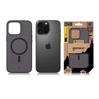 iPhone 16 Pro Max TACTICAL MAGFORCE SMOOTHISFAST szilikon telefonvédő ütésállóság, MagSafe, FEKETE