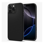 iPhone 16 Pro SPIGEN LIQUID AIR T szilikon telefonvédő ütésállóság, MagSafe, FEKETE