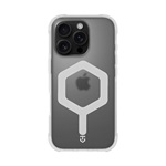 iPhone 16 Pro TACTICAL MAGFORCE HEXAGON szilikon telefonvédő ütésállóság, MagSafe, FEHÉR
