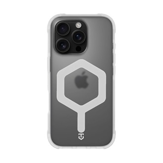 iPhone 16 Pro TACTICAL MAGFORCE HEXAGON szilikon telefonvédő ütésállóság, MagSafe, FEHÉR