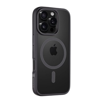 iPhone 16 Pro TACTICAL MAGFORCE HYPERSTEALTH szilikon telefonvédő ütésállóság, MagSafe, FEKETE