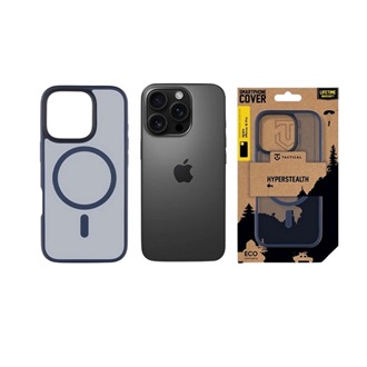 iPhone 16 Pro TACTICAL MAGFORCE HYPERSTEALTH szilikon telefonvédő ütésállóság, MagSafe, SÖTÉTKÉK
