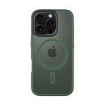 iPhone 16 Pro TACTICAL MAGFORCE HYPERSTEALTH szilikon telefonvédő ütésállóság, MagSafe, SÖTÉTZÖLD