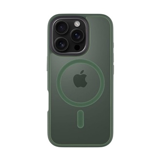 iPhone 16 Pro TACTICAL MAGFORCE HYPERSTEALTH szilikon telefonvédő ütésállóság, MagSafe, SÖTÉTZÖLD