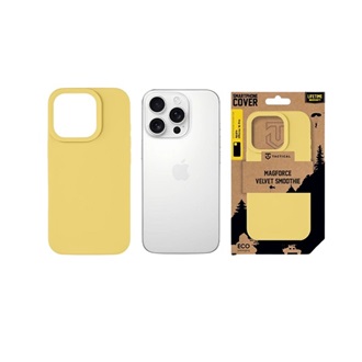 iPhone 16 Pro TACTICAL MAGFORCE VELVET SMOOTHIE szilikon telefonvédő ütésállóság, MagSafe, CITROMSÁRGA