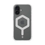 iPhone 16 TACTICAL MAGFORCE HEXAGON szilikon telefonvédő ütésállóság, MagSafe, FEHÉR