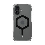 iPhone 16 TACTICAL MAGFORCE HEXAGON szilikon telefonvédő ütésállóság, MagSafe, FEKETE