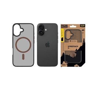 iPhone 16 TACTICAL MAGFORCE HYPERSTEALTH 2.0 szilikon telefonvédő ütésállóság, MagSafe, FEKETE/SÖTÉTBARNA