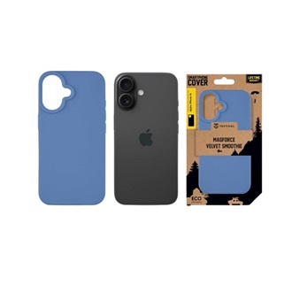 iPhone 16 TACTICAL MAGFORCE VELVET SMOOTHIE szilikon telefonvédő ütésállóság, MagSafe, SÖTÉTKÉK