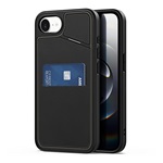 iPhone 16e DUX DUCIS RAFI II MAG szilikon telefonvédő kitámasztó, MagSafe, FEKETE