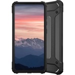 iPhone 16e GIGAPACK Defender szilikon telefonvédő ütésállóság, fémhatás, FEKETE