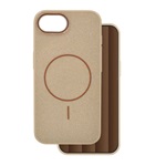 iPhone 16e GIGAPACK Szilikon telefonvédő műanyag hátlap, csillogó, BARNA