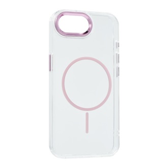 iPhone 16e GIGAPACK Szilikon telefonvédő műanyag hátlap, légpárnás sarok, RÓZSASZÍN