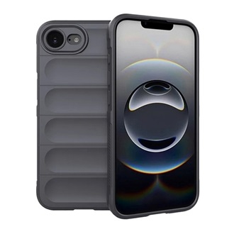 iPhone 16e GIGAPACK Szilikon telefonvédő ütésállóság, 3D, SÖTÉTSZÜRKE