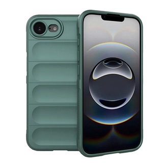 iPhone 16e GIGAPACK Szilikon telefonvédő ütésállóság, 3D, SÖTÉTZÖLD