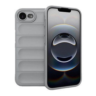 iPhone 16e GIGAPACK Szilikon telefonvédő ütésállóság, 3D, VILÁGOSSZÜRKE