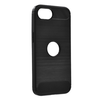 iPhone 16e GIGAPACK Szilikon telefonvédő ütésállóság, logó kivágás, FEKETE