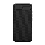 iPhone 16e NILLKIN CAMSHIELD PRO MAGNETIC műanyag telefonvédő ütésállóság, csíkos, FEKETE