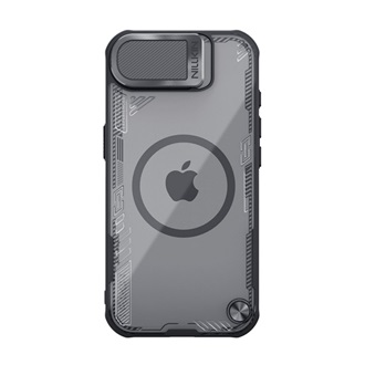 iPhone 16e NILLKIN ICEBLADE PROP szilikon telefonvédő ütésállóság, MagSafe, FEKETE
