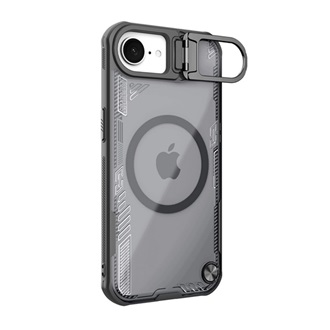 iPhone 16e NILLKIN ICEBLADE PROP szilikon telefonvédő ütésállóság, MagSafe, FEKETE