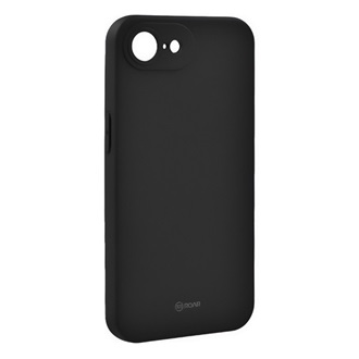 iPhone 16e ROAR SPACE szilikon telefonvédő matt, prémium, FEKETE