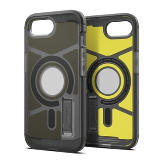 iPhone 16e SPIGEN TOUGH ARMOR MAG műanyag telefonvédő ütésállóság, MagSafe, FEKETE