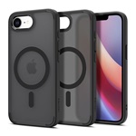 iPhone 16e SPIGEN ULTRA HYBRID MAG műanyag telefonvédő ütésállóság, MagSafe, FEKETE