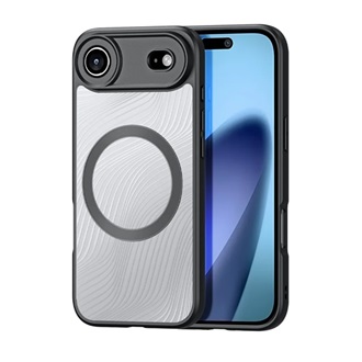 iPhone 17 Air DUX DUCIS AIMO szilikon telefonvédő ütésállóság, hullám, FEKETE