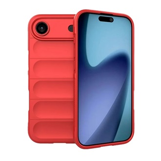 iPhone 17 Air GIGAPACK Szilikon telefonvédő ütésállóság, 3D, PIROS