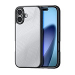 iPhone 17 DUX DUCIS AIMO szilikon telefonvédő ütésállóság, hullám, FEKETE