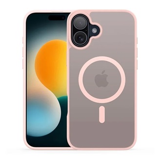 iPhone 17 DUX DUCIS YIND szilikon telefonvédő ütésállóság, MagSafe, RÓZSASZÍN