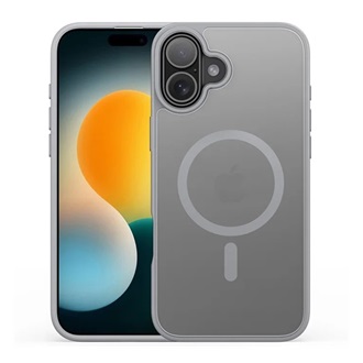 iPhone 17 DUX DUCIS YIND szilikon telefonvédő ütésállóság, MagSafe, VILÁGOSSZÜRKE