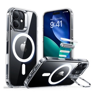 iPhone 17 ESR CLASSIC HYBRID szilikon telefonvédő ütésállóság, MagSafe, ÁTLÁTSZÓ