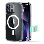 iPhone 17 ESR CLASSIC HYBRID szilikon telefonvédő ütésállóság, MagSafe, ÁTLÁTSZÓ