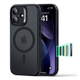 iPhone 17 ESR CLASSIC HYBRID szilikon telefonvédő ütésállóság, MagSafe, FEKETE