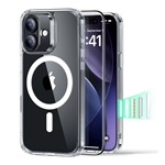 iPhone 17 ESR CLASSIC HYBRID szilikon telefonvédő ütésállóság, MagSafe + képernyővédő üveg, ÁTLÁTSZÓ