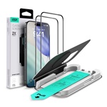 iPhone 17 ESR ULTRAFIT képernyővédő üveg 2db 2.5D, 9H + segédkeret, ÁTLÁTSZÓ