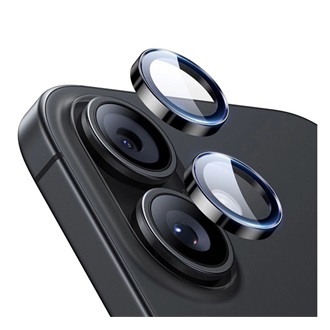 iPhone 17 ESR kameravédő üveg 9H + segédkeret FEKETE