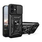 iPhone 17 GIGAPACK Defender szilikon telefonvédő ütésállóság, kameravédő, FEKETE