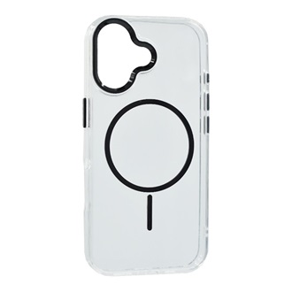 iPhone 17 GIGAPACK Szilikon telefonvédő műanyag hátlap, légpárnás sarok, FEKETE