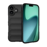 iPhone 17 GIGAPACK Szilikon telefonvédő ütésállóság, 3D, FEKETE