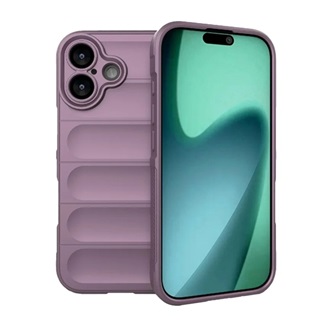 iPhone 17 GIGAPACK Szilikon telefonvédő ütésállóság, 3D, LILA