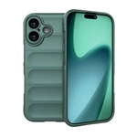 iPhone 17 GIGAPACK Szilikon telefonvédő ütésállóság, 3D, SÖTÉTZÖLD