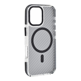 iPhone 17 GIGAPACK Szilikon telefonvédő ütésállóság, MagSafe, FEKETE