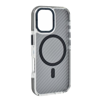 iPhone 17 GIGAPACK Szilikon telefonvédő ütésállóság, MagSafe, SÖTÉTSZÜRKE