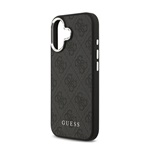 iPhone 17 GUESS 4G MAGSAFE szilikon telefonvédő ütésállóság, műanyag hátlap, FEKETE