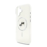iPhone 17 KARL LAGERFELD IML K&CH HEADS METAL FRAME MAGSAFE szilikon telefonvédő ütésállóság, MagSafe, ÁTLÁTSZÓ